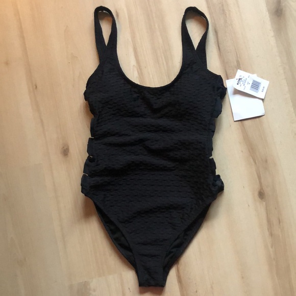 California Sunshine Swim One Piece Black Bathing Suit Swimsuit